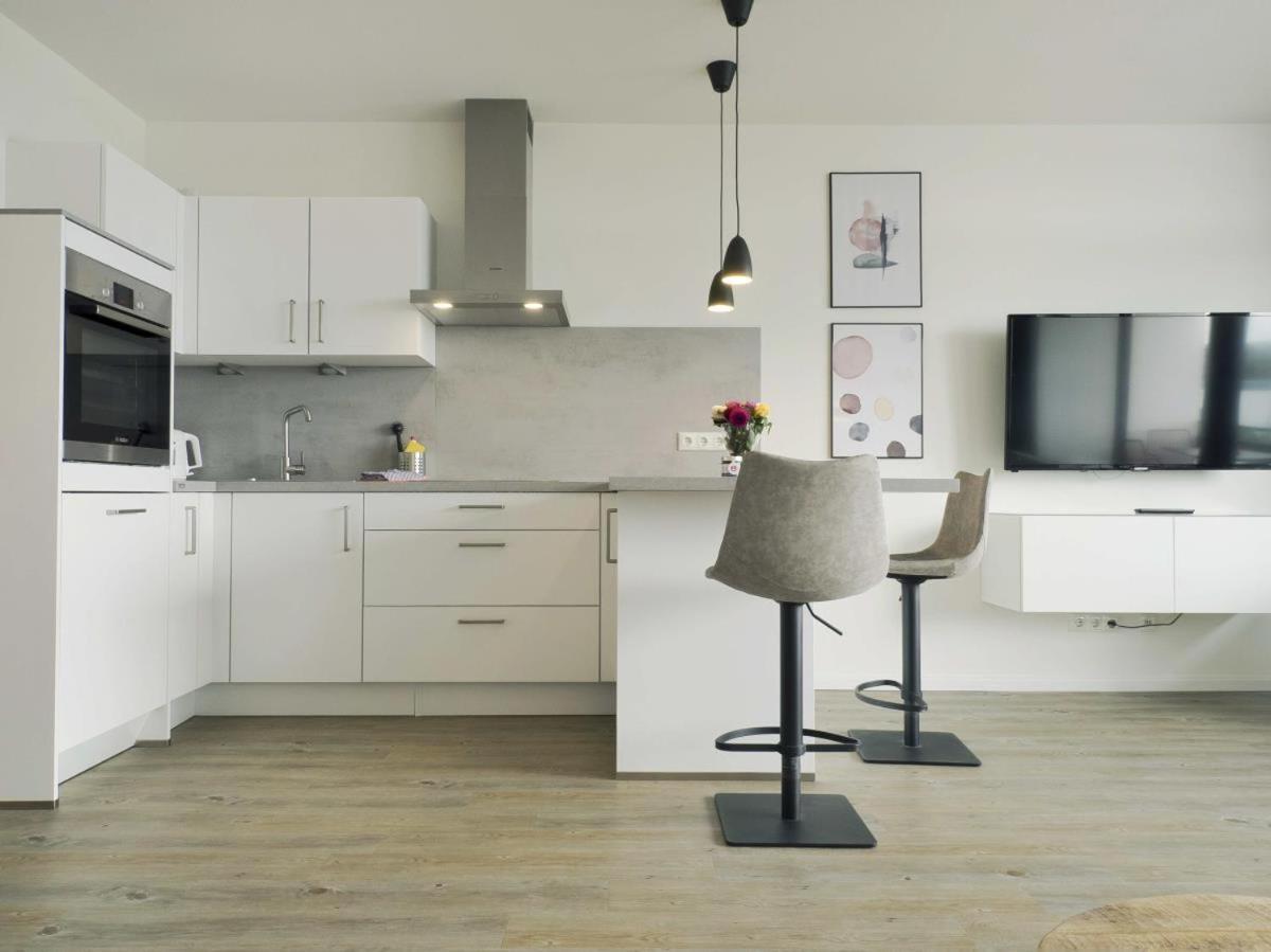 Traumhaftes Strand-Apartment Mit Meerblick Staberdorf Kültér fotó